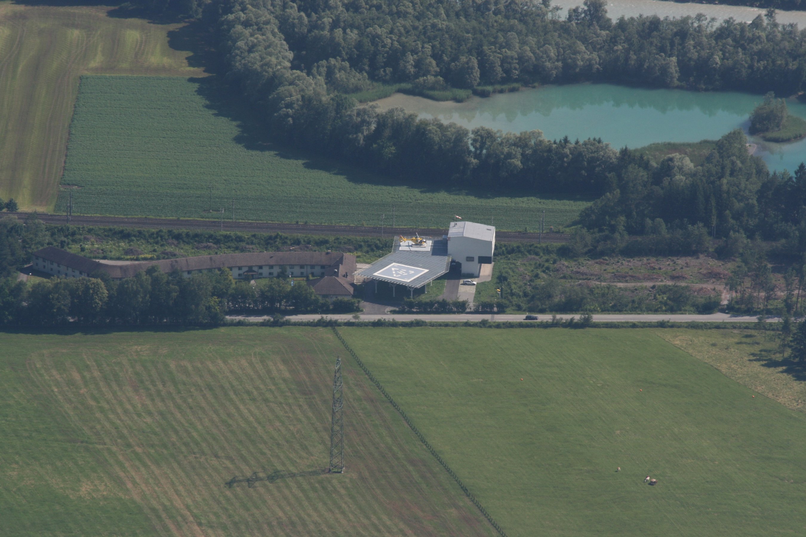 Anflugsektoren, Heliport, Nenzing  drexel architekten
